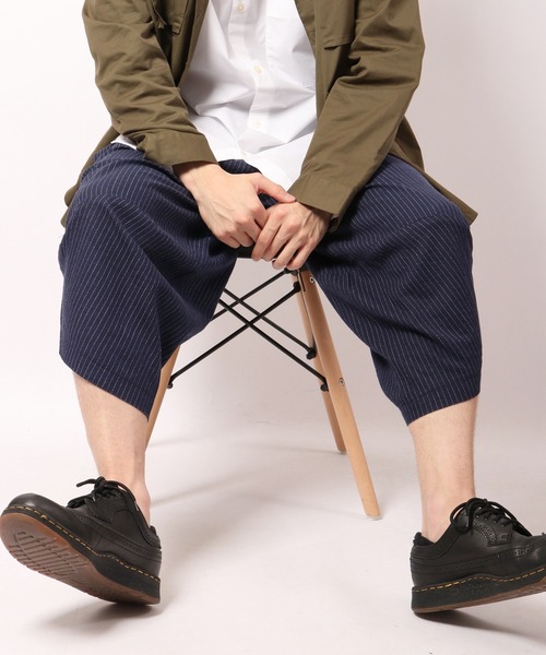 FUNALIVE(ファンアライブ)の「Relation リネン混サルエルバルーンパンツ(その他パンツ・メンズ・ホワイト/ブラック/ベージュ/ネイビー/グレー/レッド/カーキ/サックスブルー/マスタード/ブラック系その他/ライトピンク/ストライプ/カーキ系1/サックスブルー系1/ベージュ系1/ネイビー系1/グレー系1/ブラック系1/ホワイト系1/ピンク系1/ピンク・LL/2XL/4XL/5XL/3XL/L/M/XL)」の21枚目の写真
