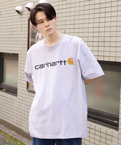 Carhartt(カーハート)の「▲Carhartt/カーハート Loose Fit Heavyweight Short-Sleeve Logo Graphic T-Shirt ロゴ半袖Tシャツ(Tシャツ/カットソー・メンズ・ブラック/ネイビー/グレー・L/M/XL/S)」の3枚目の写真