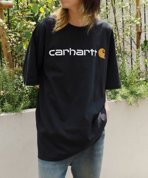 Carhartt(カーハート)の「▲Carhartt/カーハート Loose Fit Heavyweight Short-Sleeve Logo Graphic T-Shirt ロゴ半袖Tシャツ(Tシャツ/カットソー・メンズ・ブラック/ネイビー/グレー・L/M/XL/S)」の11枚目の写真