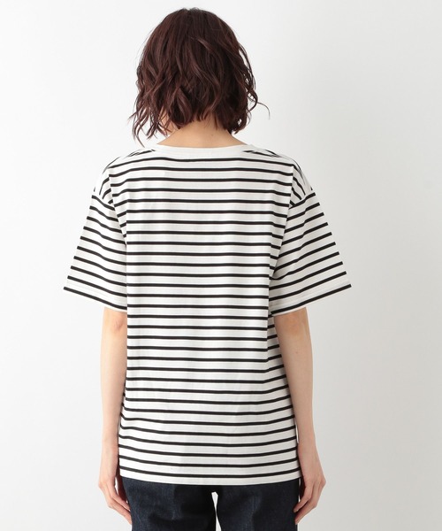 GLOBAL WORK（グローバルワーク）の「リッチクリーンT／半袖/268920（Tシャツ/カットソー・レディース・ホワイト/ブラック/ダークブラウン/その他/アイボリー/ライトベージュ/グリーン系その他3/グリーン系その他6/パープル系その他4/オレンジ系その他3/グリーン/ブラウン系その他7・MEDIUM/LARGE）」の19枚目の写真