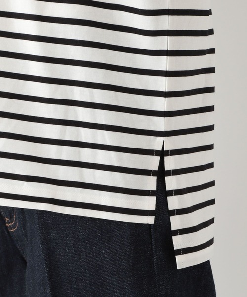 GLOBAL WORK（グローバルワーク）の「リッチクリーンT／半袖/268920（Tシャツ/カットソー・レディース・ホワイト/ブラック/ダークブラウン/その他/アイボリー/ライトベージュ/グリーン系その他3/グリーン系その他6/パープル系その他4/オレンジ系その他3/グリーン/ブラウン系その他7・MEDIUM/LARGE）」の15枚目の写真