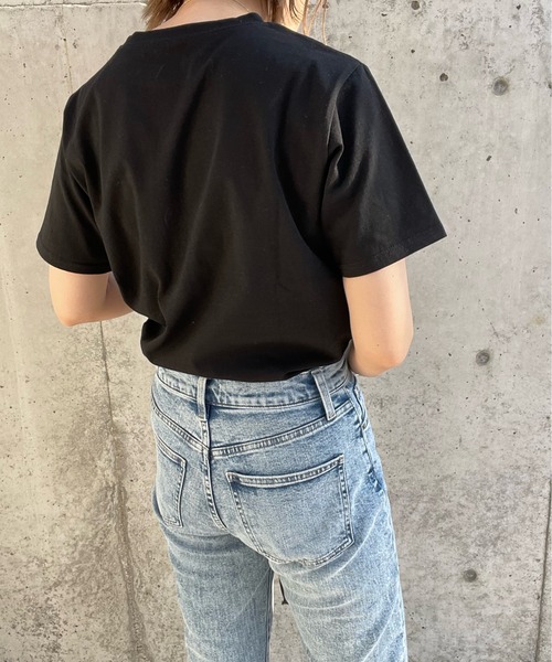 y/m by misato（イムバイミサト）の「Ma petite bonheur Tシャツ