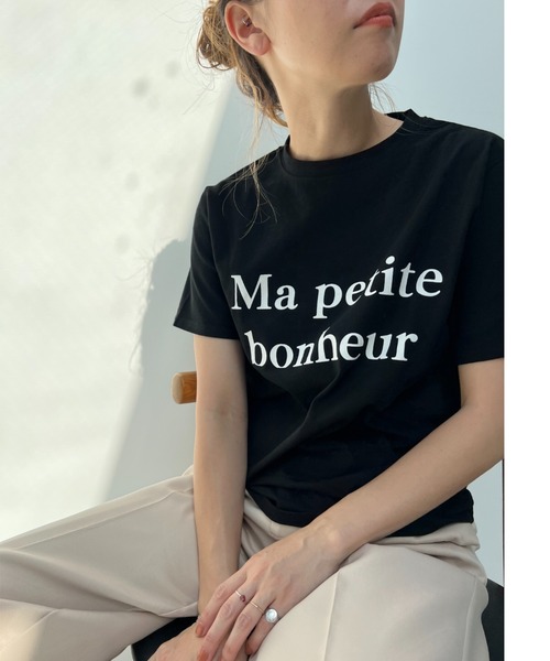 y/m by misato（イムバイミサト）の「Ma petite bonheur Tシャツ