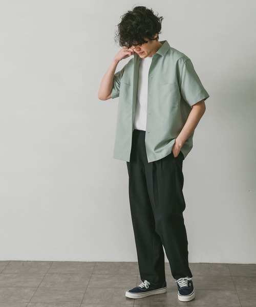 URBAN RESEARCH DOORS（アーバンリサーチドアーズ）の「セオアルファダブルポケットシャツ（シャツ/ブラウス・メンズ・ホワイト/グレー/カーキ/ブルー/グレー系その他・40/38）」の17枚目の写真