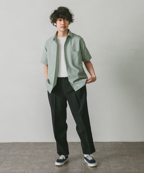 URBAN RESEARCH DOORS（アーバンリサーチドアーズ）の「セオアルファダブルポケットシャツ（シャツ/ブラウス・メンズ・ホワイト/グレー/カーキ/ブルー/グレー系その他・40/38）」の16枚目の写真