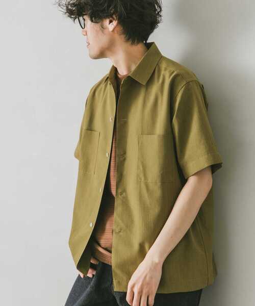 URBAN RESEARCH DOORS（アーバンリサーチドアーズ）の「セオアルファダブルポケットシャツ（シャツ/ブラウス・メンズ・ホワイト/グレー/カーキ/ブルー/グレー系その他・40/38）」の15枚目の写真