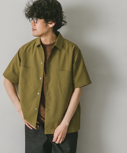 URBAN RESEARCH DOORS（アーバンリサーチドアーズ）の「セオアルファダブルポケットシャツ（シャツ/ブラウス・メンズ・ホワイト/グレー/カーキ/ブルー/グレー系その他・40/38）」の13枚目の写真