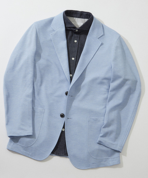 MEN'S MELROSE（メンズメルローズ）の「ウーリーサーフニットカーディガンジャケット（テーラードジャケット・メンズ・グレー/ブルー/ネイビー・3/2/4）」の13枚目の写真