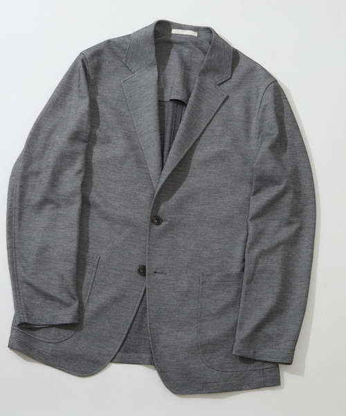 MEN'S MELROSE（メンズメルローズ）の「ウーリーサーフニットカーディガンジャケット（テーラードジャケット・メンズ・グレー/ブルー/ネイビー・3/2/4）」の14枚目の写真