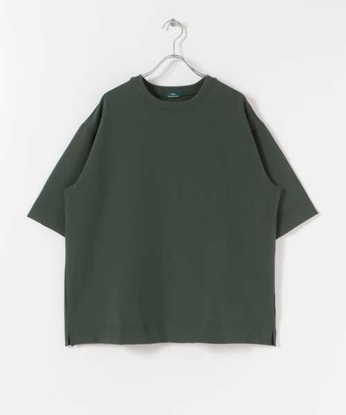 ITEMS URBANRESEARCH(アイテムズ アーバンリサーチ)の「TRストレッチ 半袖Tシャツ(Tシャツ/カットソー・メンズ・ベージュ/ブルー/グレー/ブラック/パープル/グリーン・MEDIUM/LARGE)」の5枚目の写真