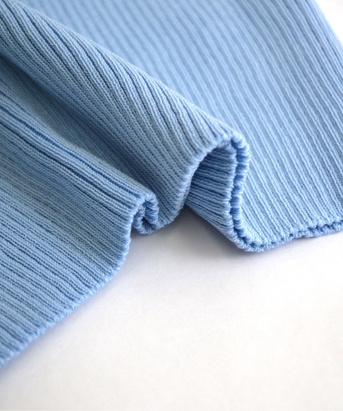 ibeul_(イベール)の「ワイドフリルストラップ ニットキャミソール(キャミソール・レディース・ホワイト/ブラック/ベージュ/ブルー・FREE)」の12枚目の写真