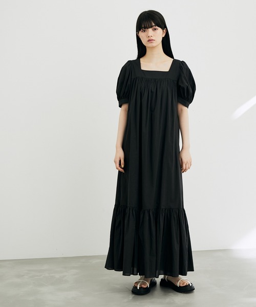 MARIHA(マリハ)の「【MARIHA】デイドリームのドレス(ワンピース・レディース・ベージュ/ブラック・36)」の5枚目の写真