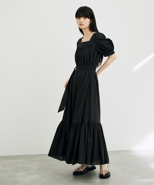 MARIHA(マリハ)の「【MARIHA】デイドリームのドレス(ワンピース・レディース・ベージュ/ブラック・36)」の7枚目の写真