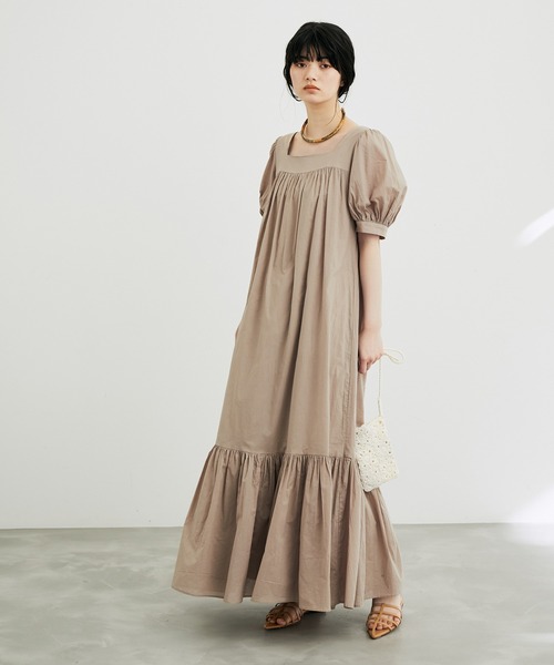 MARIHA(マリハ)の「【MARIHA】デイドリームのドレス(ワンピース・レディース・ベージュ/ブラック・36)」の9枚目の写真