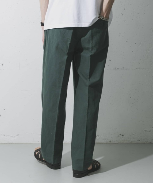 URBAN RESEARCH（アーバンリサーチ）の「LINENイージートラウザー（その他パンツ・メンズ・ブラウン/グレー系その他/グリーン/ブラック/オフホワイト/グリーン系その他/オレンジ系その他・SMALL/MEDIUM/LARGE）」の6枚目の写真