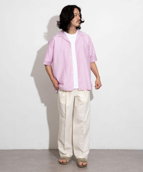 URBAN RESEARCH（アーバンリサーチ）の「LINENイージートラウザー（その他パンツ・メンズ・ブラウン/グレー系その他/グリーン/ブラック/オフホワイト/グリーン系その他/オレンジ系その他・SMALL/MEDIUM/LARGE）」の8枚目の写真