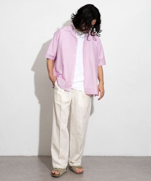 URBAN RESEARCH（アーバンリサーチ）の「LINENイージートラウザー（その他パンツ・メンズ・ブラウン/グレー系その他/グリーン/ブラック/オフホワイト/グリーン系その他/オレンジ系その他・SMALL/MEDIUM/LARGE）」の9枚目の写真