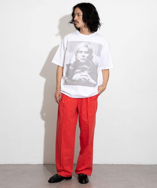 URBAN RESEARCH（アーバンリサーチ）の「LINENイージートラウザー（その他パンツ・メンズ・ブラウン/グレー系その他/グリーン/ブラック/オフホワイト/グリーン系その他/オレンジ系その他・SMALL/MEDIUM/LARGE）」の21枚目の写真