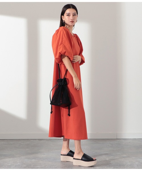 Settimissimo(セッティミッシモ)の「メッシュ巾着ショルダーバッグ(ショルダーバッグ・レディース・ブラック/アイボリー・FREE)」の5枚目の写真