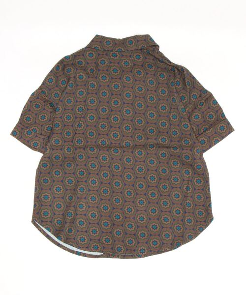 CIAOPANIC TYPY(チャオパニックティピー)の「【KIDS】OSOROバティックオープンカラーシャツ(シャツ/ブラウス・キッズ・ブラウン/ベージュ・105/120/140/150)」の11枚目の写真