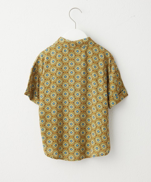 CIAOPANIC TYPY(チャオパニックティピー)の「【KIDS】OSOROバティックオープンカラーシャツ(シャツ/ブラウス・キッズ・ブラウン/ベージュ・105/120/140/150)」の10枚目の写真