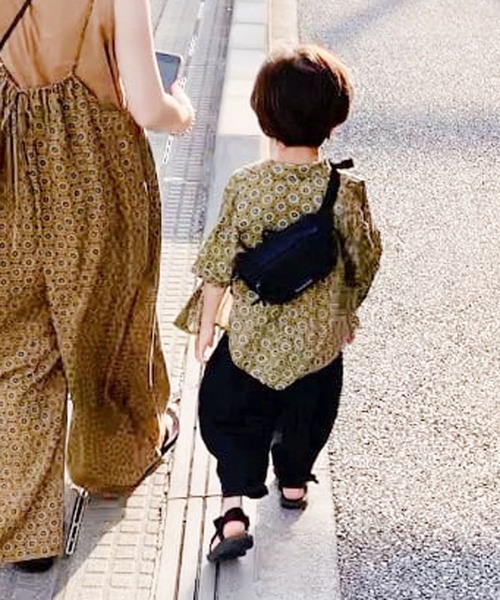 CIAOPANIC TYPY(チャオパニックティピー)の「【KIDS】OSOROバティックオープンカラーシャツ(シャツ/ブラウス・キッズ・ブラウン/ベージュ・105/120/140/150)」の17枚目の写真
