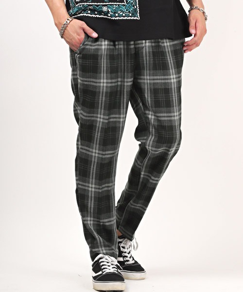 LUXSTYLE（ラグスタイル）の「T/Rアンクルテーパードパンツ（スラックス・メンズ・その他/クリーム/グレー系その他/ベージュ系その他/グリーン系その他/ブラウン系その他・L/XL/M）」の2枚目の写真