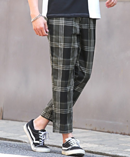 LUXSTYLE（ラグスタイル）の「T/Rアンクルテーパードパンツ（スラックス・メンズ・その他/クリーム/グレー系その他/ベージュ系その他/グリーン系その他/ブラウン系その他・L/XL/M）」の6枚目の写真