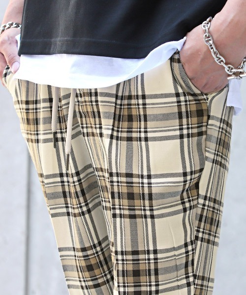 LUXSTYLE（ラグスタイル）の「T/Rアンクルテーパードパンツ（スラックス・メンズ・その他/クリーム/グレー系その他/ベージュ系その他/グリーン系その他/ブラウン系その他・L/XL/M）」の21枚目の写真