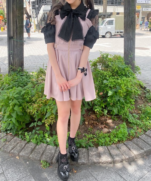 ROJITA（ロジータ）の「ハートZIPジャンスカ（ジャンパースカート