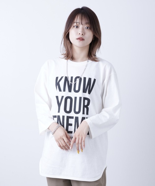 VIRGOwearworks(ヴァルゴウェアワークス)の「NYEM(Tシャツ/カットソー・メンズ・ホワイト/ブラック・2/4/3/5)」の1枚目の写真