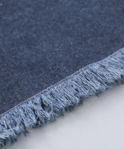 osharewalker（オシャレウォーカー）の「『フリンジデザインワイドデニム』（デニムパンツ・レディース・ブルー・1/2）」の17枚目の写真