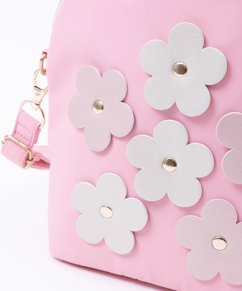 KP DECO（ケーピーデコ）の「お花モチーフの3WAYショルダーバッグ（ショルダーバッグ・キッズ・ブルー系その他/サックスブルー/ピンク・FREE）」の14枚目の写真
