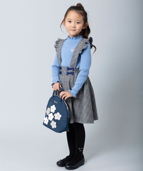 KP DECO（ケーピーデコ）の「お花モチーフの3WAYショルダーバッグ（ショルダーバッグ・キッズ・ブルー系その他/サックスブルー/ピンク・FREE）」の5枚目の写真