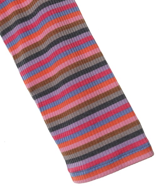 Candy Stripper（キャンディストリッパー）の「BAD FLOWER MULTI BORDER トップス（その他トップス・レディース・ブラック/ピンク・2）」の18枚目の写真