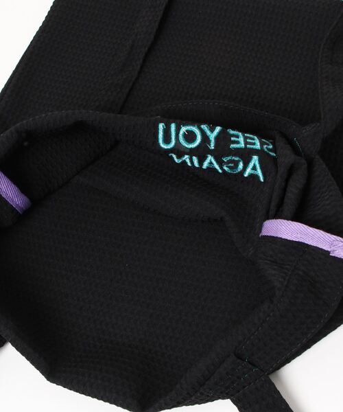 DONOBAN（ドノバン）の「ワッフルロゴトートバッグ（トートバッグ・レディース・ピンク/ライラック/グリーン/ブラック/アイボリー/ホワイト系その他/ピンク系その他/レモンイエロー/ネイビー・F）」の11枚目の写真