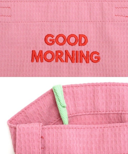 DONOBAN（ドノバン）の「ワッフルロゴトートバッグ（トートバッグ・レディース・ピンク/ライラック/グリーン/ブラック/アイボリー/ホワイト系その他/ピンク系その他/レモンイエロー/ネイビー・F）」の14枚目の写真