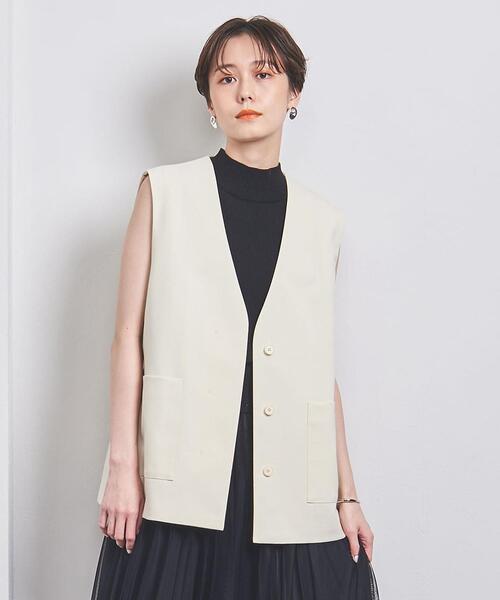 ユナイテッドアローズ　ベスト　オフホワイト UNITED ARROWS（ユナイテッドアローズ）の「＜UNITED ARROWS＞C
