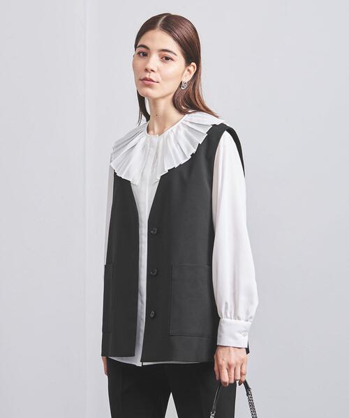 ユナイテッドアローズ　ベスト　オフホワイト UNITED ARROWS（ユナイテッドアローズ）の「＜UNITED ARROWS＞C