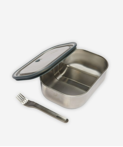 Maison Kitsune(メゾンキツネ)の「STAINLESS STEEL LUNCH BOX LARGE(お弁当箱・メンズ・オレンジ・U)」の2枚目の写真