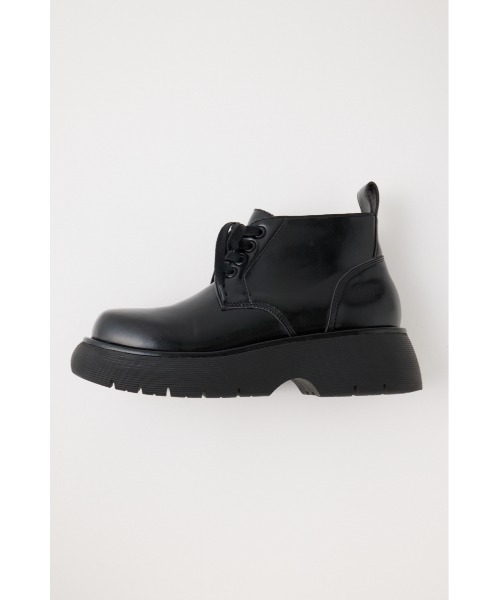 MOUSSY(マウジー)の「VOLUME SOLE PLAIN シューズ(ブーツ・レディース・カーキ/ブラック・LARGE/SMALL/MEDIUM)」の3枚目の写真