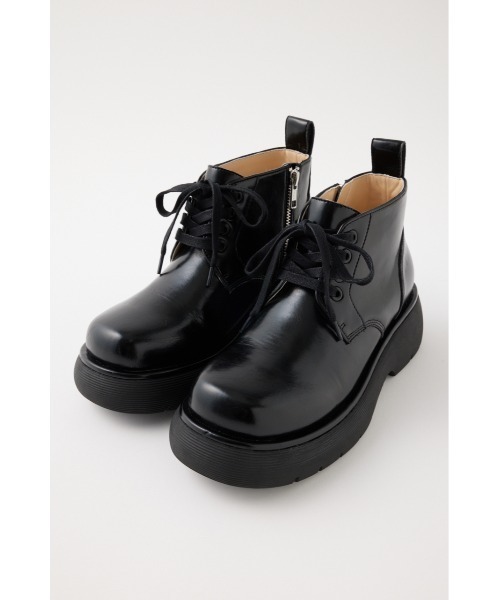 MOUSSY(マウジー)の「VOLUME SOLE PLAIN シューズ(ブーツ・レディース・カーキ/ブラック・LARGE/SMALL/MEDIUM)」の4枚目の写真