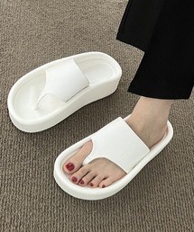 厚底トングサンダル