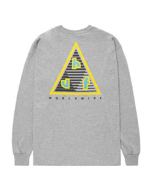 HUF ハフ HIGH ADVENTURE バックプリント ロングスリーブTシャツ HUF ハフ ハイ アドベンチャー バックプリント ロングスリーブT