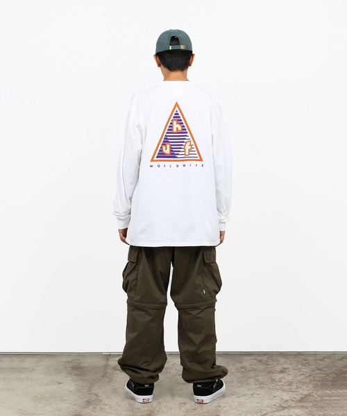 HUF（ハフ）の「HIGH ADVENTURE LS TEE / HUF ロングスリーブTシャツ（Tシャツ/カットソー・メンズ・ホワイト/アッシュグレー・MEDIUM/LARGE/X-LARGE/XX-LARGE/SMALL）」の11枚目の写真