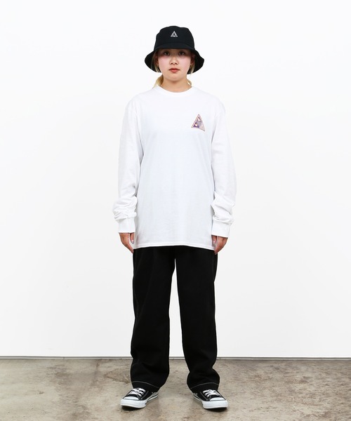 HUF（ハフ）の「HIGH ADVENTURE LS TEE / HUF ロングスリーブTシャツ（Tシャツ/カットソー・メンズ・ホワイト/アッシュグレー・MEDIUM/LARGE/X-LARGE/XX-LARGE/SMALL）」の12枚目の写真