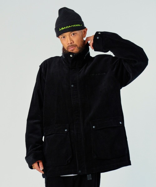 AlexanderLeeChang（アレキサンダーリーチャン）の「AlexanderLeeChang/アレキサンダーリーチャン　BLC CORDUROY TRACK JKT（カバーオール・メンズ・ブラック/ブラウン/パープル・LARGE/MEDIUM/X-LARGE）」の2枚目の写真