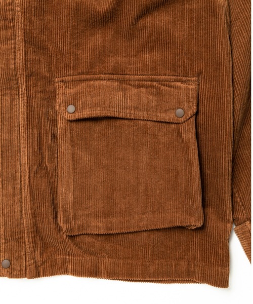 AlexanderLeeChang（アレキサンダーリーチャン）の「AlexanderLeeChang/アレキサンダーリーチャン　BLC CORDUROY TRACK JKT（カバーオール・メンズ・ブラック/ブラウン/パープル・LARGE/MEDIUM/X-LARGE）」の13枚目の写真