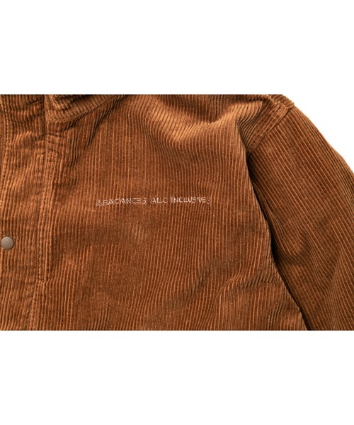 AlexanderLeeChang（アレキサンダーリーチャン）の「AlexanderLeeChang/アレキサンダーリーチャン　BLC CORDUROY TRACK JKT（カバーオール・メンズ・ブラック/ブラウン/パープル・LARGE/MEDIUM/X-LARGE）」の4枚目の写真
