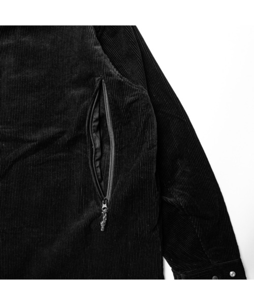 AlexanderLeeChang（アレキサンダーリーチャン）の「AlexanderLeeChang/アレキサンダーリーチャン　BLC CORDUROY TRACK JKT（カバーオール・メンズ・ブラック/ブラウン/パープル・LARGE/MEDIUM/X-LARGE）」の18枚目の写真